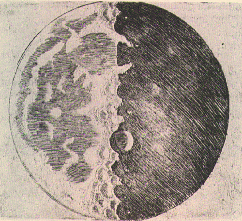 Galilei rajza a Holdról