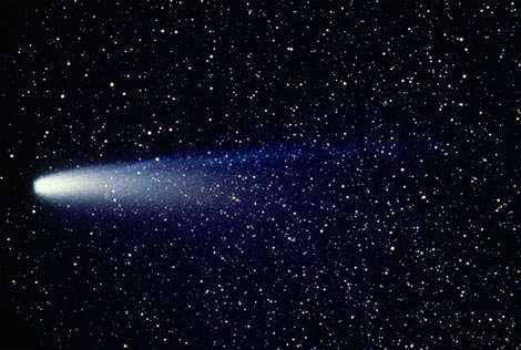 A Halley-üstökös legutóbbi, 1986-os visszatérésekor