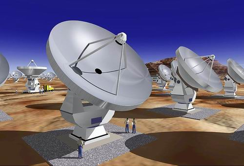 Az ALMA (Atacama Large Millimeter Array) Chile egyik fennsíkjára tervezett rádiótávcső-hálózat.