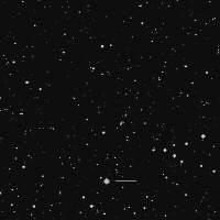 A Napunkhoz második legközelebbi csillag, a Barnard-csillag pozíciója 1950-ben,...