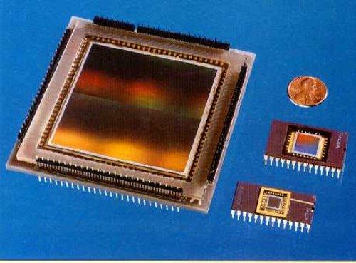 CCD chip készlet a korai időkből.