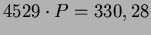 $4529 \cdot
P=330,28$