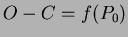 $O-C=f(P_{0})$